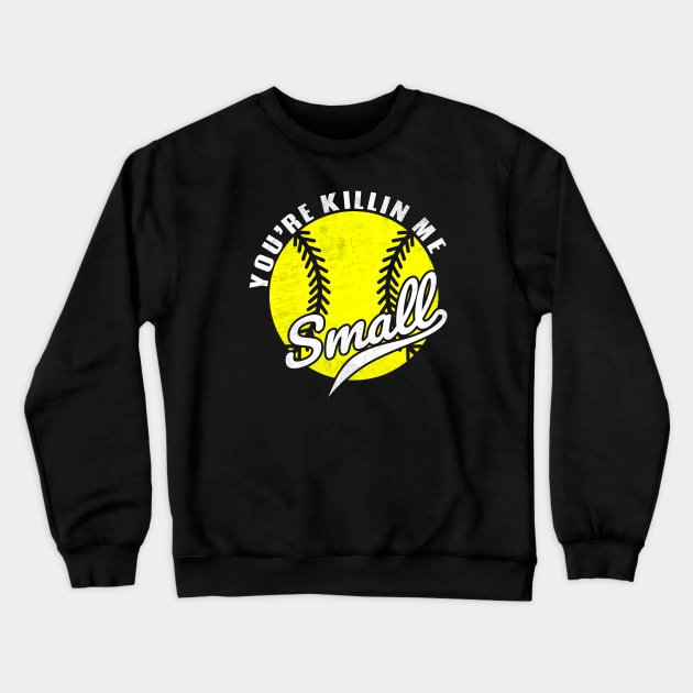 softball Crewneck Sweatshirt by dishcubung